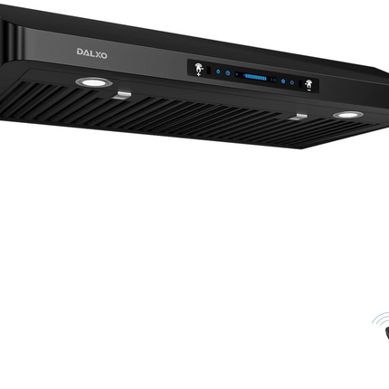 36 in. 900 CFM Ducted Under Cabinet Range Hood in Black Stainless Steel with 2 -Way Venting and LED