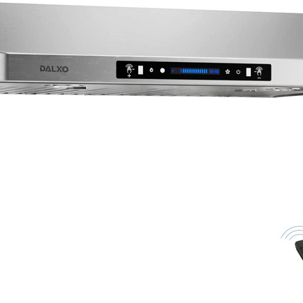 42 in. 900CFM Ducted Under Cabinet Range Hood in Stainless Steel with 3-Way Venting Removable LEDS and Gesture Control