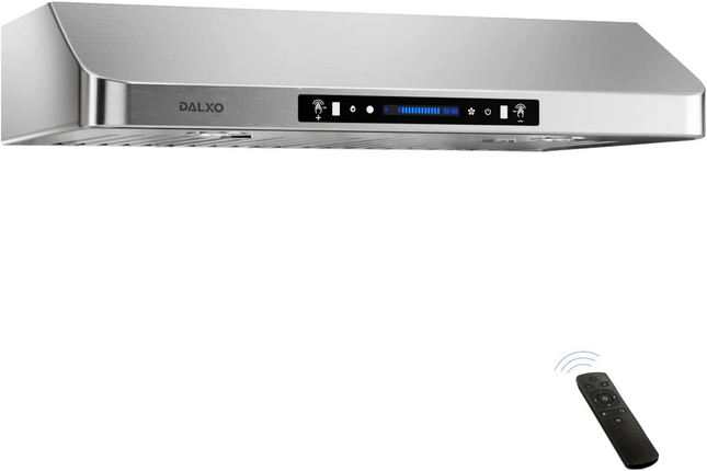 42 in. 900CFM Ducted Under Cabinet Range Hood in Stainless Steel with 3-Way Venting Removable LEDS and Gesture Control